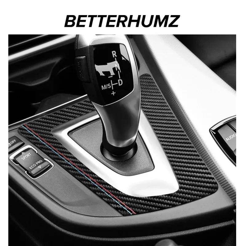 Betterhumz Auto-Schaltknauf-Panel-Abdeckung Für BMW F30 F34 F32 F33 F36 3er 4er 3GT 320i 328i Zieraufkleber Innenzubehör