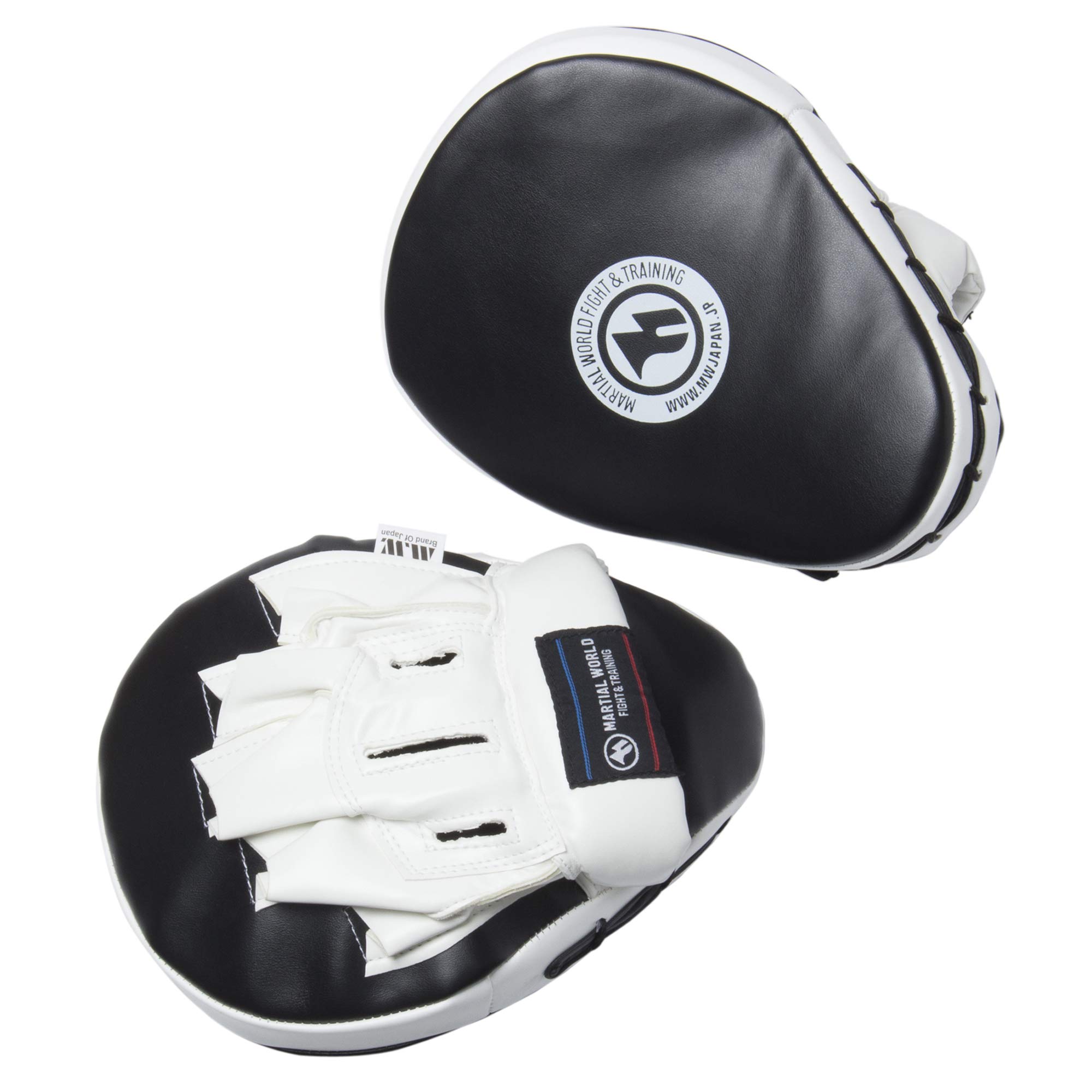 

Martial World Punching Mitt SP PM100-WHBK (Black and White) 24cm (height) x 19cm (width) x 4cm (thickness)