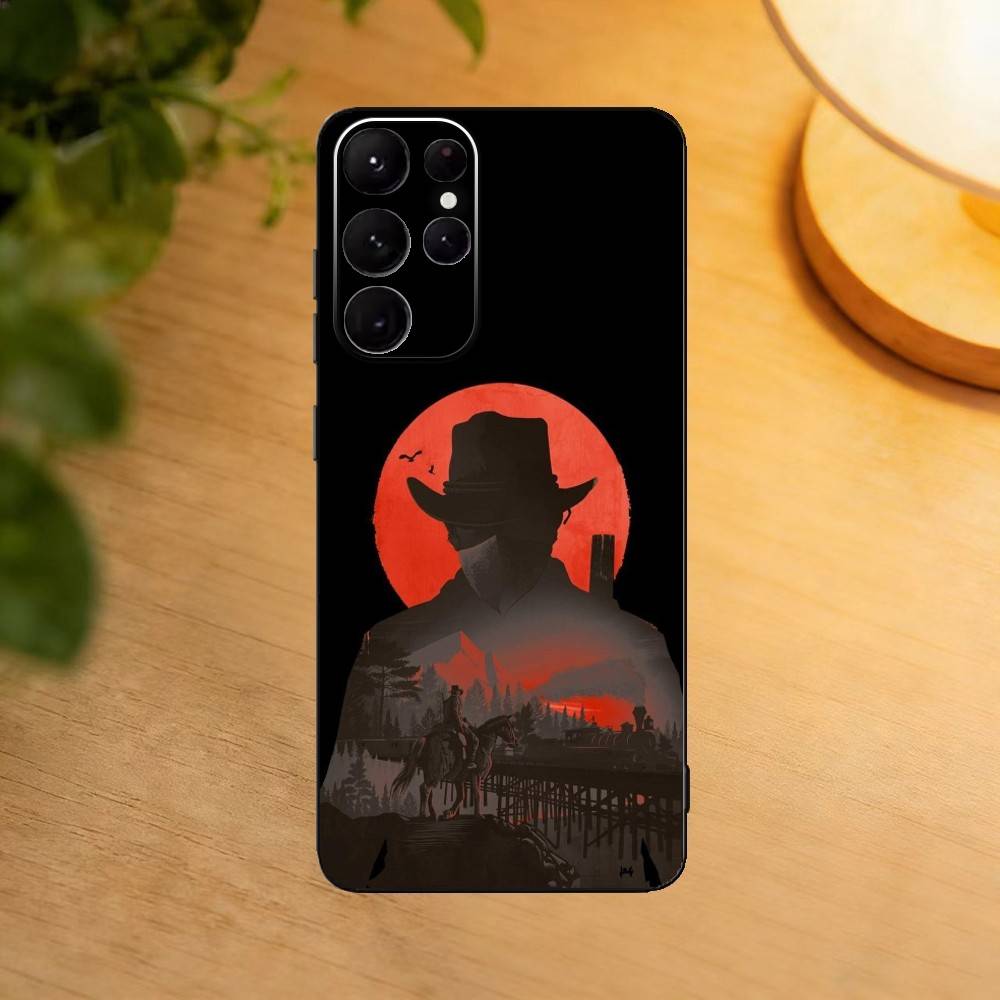 Game Red Dead R-Redemption phone Case For Samsung S25,24,21,22,23,30,Ultra,20,Plus,Fe,Lite,Note Soft Black Cover