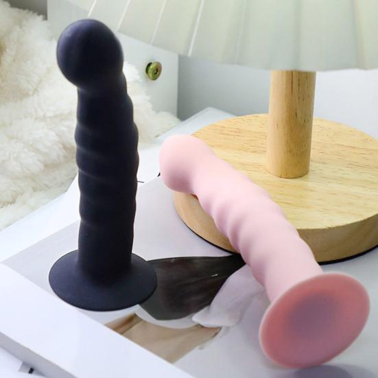 5.5'' Silicone Anal Butt Stopper, Soft Long Anus Dilator, Anal Trainer Dildo, Adult Sex Toys with Suction Cup for Female G-spot Stimulator, Male