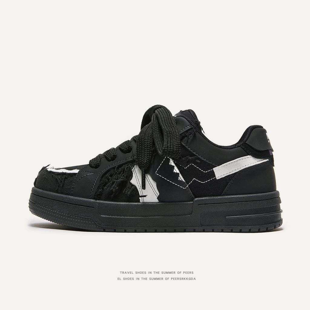 Black Warrior Mint Mambo Street Trend Unisex Low-Top Sneakers