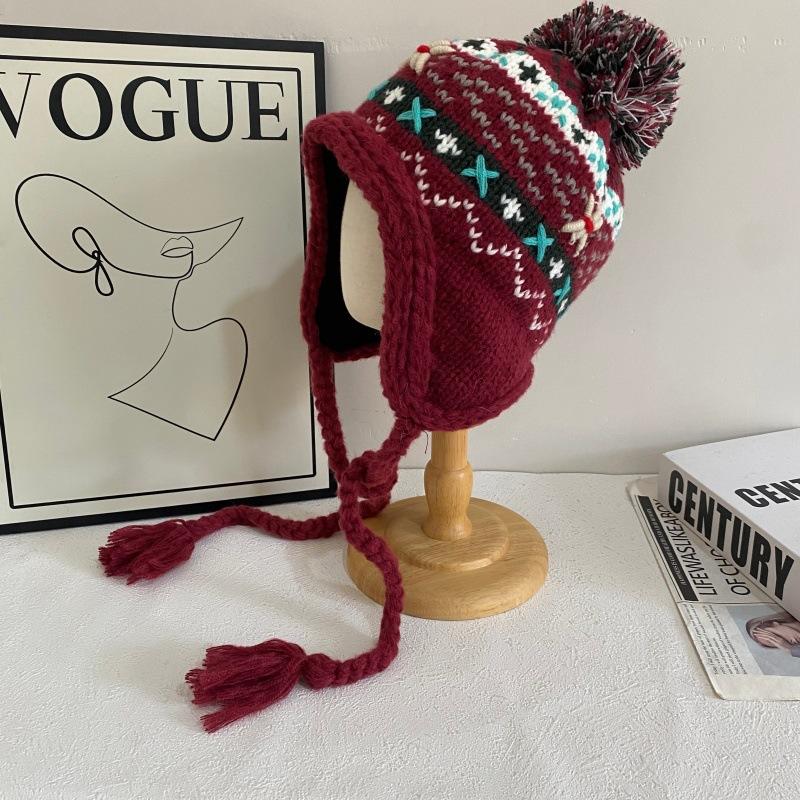 

JYL TS DIY Pom-pom Beanie Women Winter Tassel Ski Travel Hat Acrylic 1222Mao12216 июнь бутон