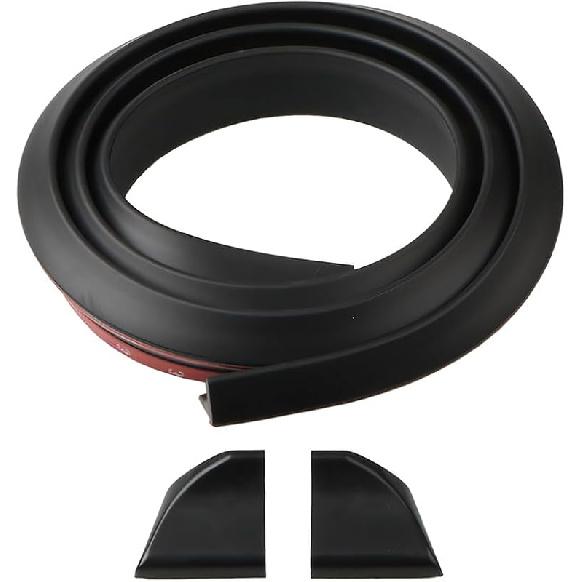 Spoilers For Cars, 3D Rubber Car Rear Spoiler Roof Lip Kit, Trunk Spoiler Trim Strip, Punch-Free Roof Spoiler Wing Sticker For Car Decorations,