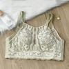 Anti-sagging Underwear for Women Shockproof Lace Thin Bra Fashion Wireless Deep V Bra  Gifts