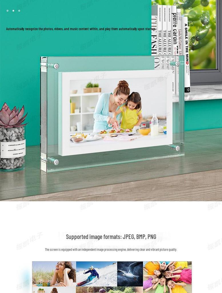 5-inch IPS HD Transparent Digital Photo Frame & Smart Album