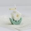 INS Flower Scented Wax Candle Korean Home Decoration Flower Ornament Fragrance Handmade Floret Candles Candlestick Decorations