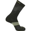 Мужские носки Salomon X Ultra Crew Lichen L, LC2166400, Торфяной/Насыщенный зеленый/Ламинария