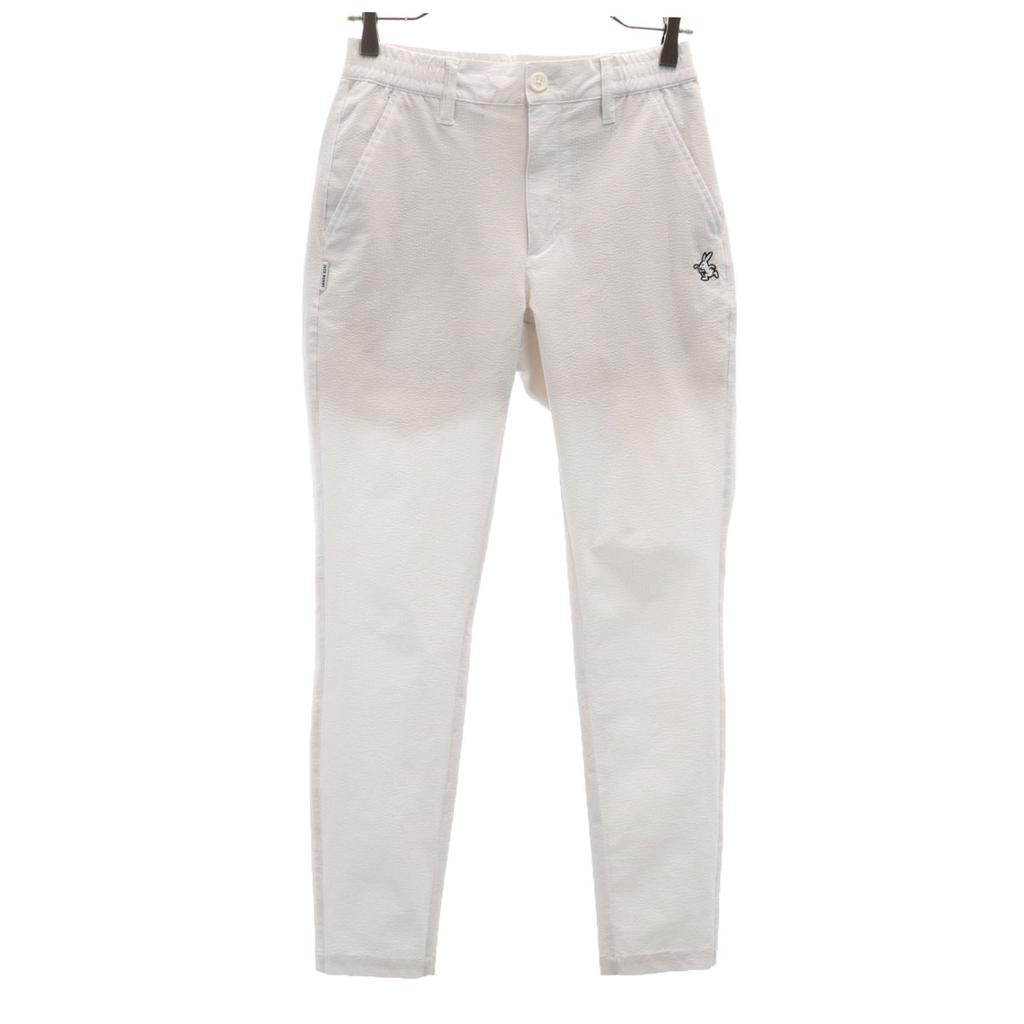 Jack Bunny!! golf Seersucker Long pants 1 White system Women Used