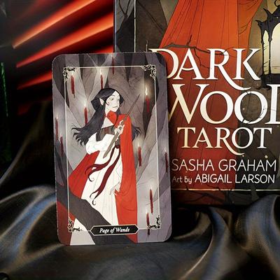 Karty do talii Dark Wood, karty do wróżenia, gry planszowe, zabawki, talia do wróżenia z przepowiedni, gra planszowa dla rodzin, karty dla początkujących, gra wróżbiarska