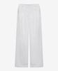 MIND BRIDGE WOMEN [W] White Double-Pleat Wide Pants