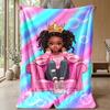 Royal Bubble Fantasy Theme blanket Lightweight Warm Flannel Blanket Decorative Throw Blanket for Home Decoration