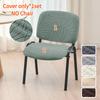 2pcs/Set Jacquard Split Folding Chair Cover Elastic Dust-proof Chair Slipcover for Office Home Decor Seat Covers Wedding Party