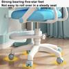 Upgraded Children Desk Chair with 360 Degree Wheels Height Depth Adjustable Kids Computer Chair Cute Children Study Chair (Blue, Pink)