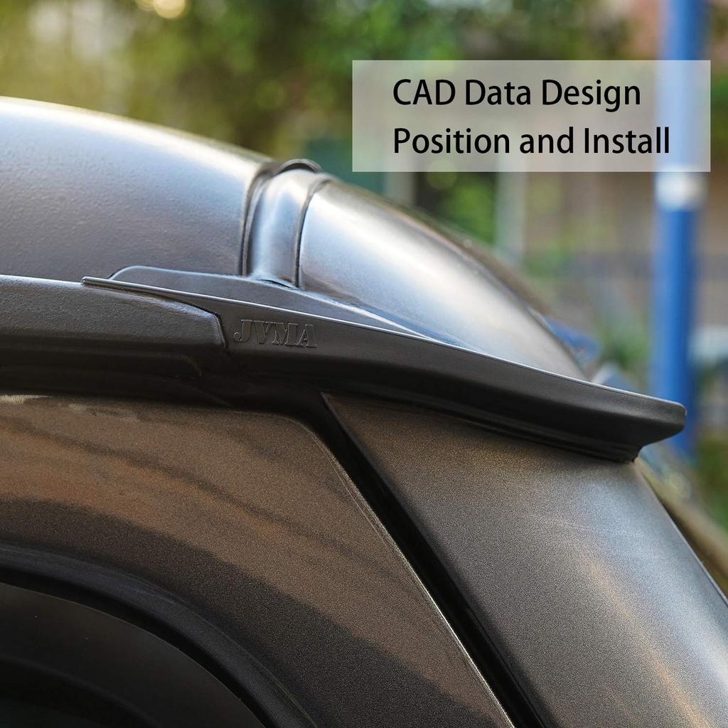 JVMA Gutter Extension Rubber Deflector JL JLU Gladiator JT Upgrade Accessory