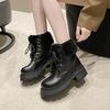 Fashionable versatile new autumn winter warm women's cotton shoes casual comfortable non slip soft soled women's boots