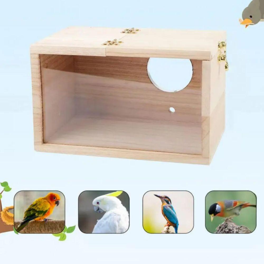 Acryl/Holz Papageienhaus Nistkasten für Sittich Nymphensittich Huhn