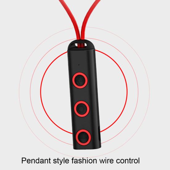 Magnetic Wireless Bluetooth-compatible Stereo Earphone Handsfree Neckband Headset with Mic
