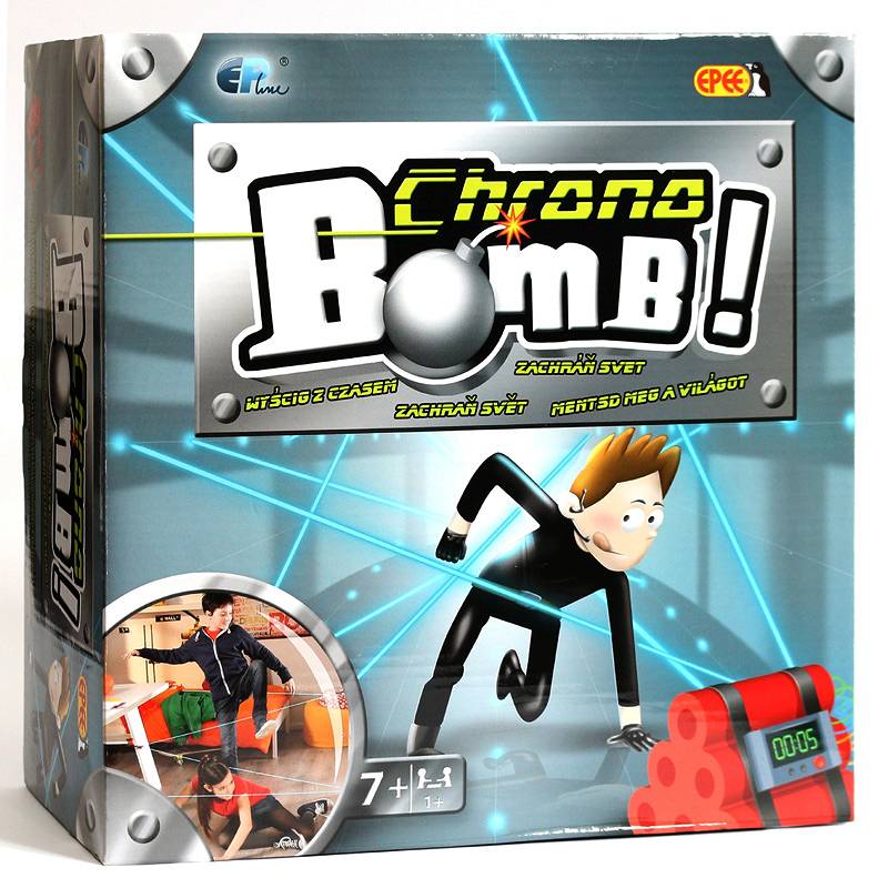 Chrono-Bombe. Wettlauf gegen die Zeit. Interaktives Spielzeug