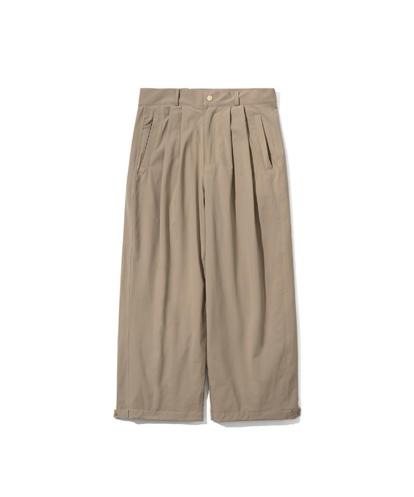 Kyumail 421 Double-Pleat Pants Beige