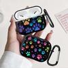 Full Screen Colorful Paw Earphone Cases Cover Case For Airpods Pro3 3 4 1 Pro2 Pro 2