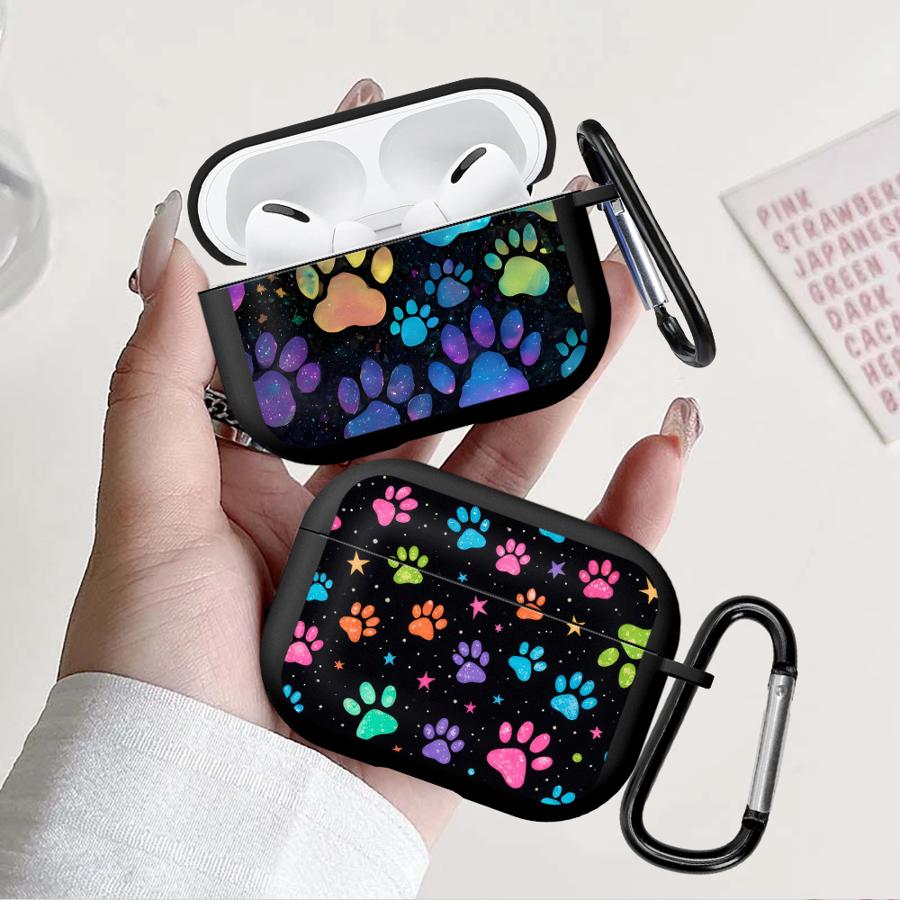 Full Screen Colorful Paw Earphone Cases Cover Case For Airpods Pro3 3 4 1 Pro2 Pro 2