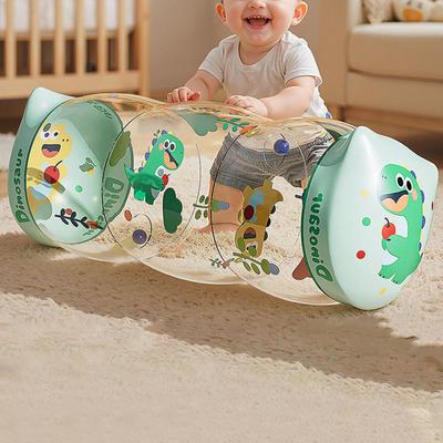 PVC Aufblasbare Babyliege Frühentwicklung Bequemes Rasselspielzeug Krabbeln Fitnessspielzeug für