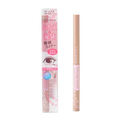 CEZANNE Dibujo Párpado Doble Delineador de Ojos 30 Sombra Rosa Delineador líquido para acentuar los párpados dobles 0.6ml
