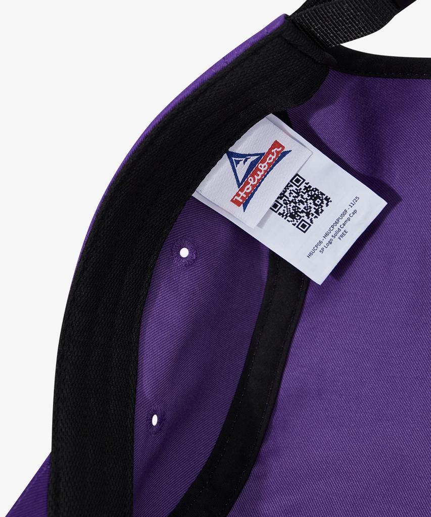 Holluba 5P Logo Solid Camp Cap Purple