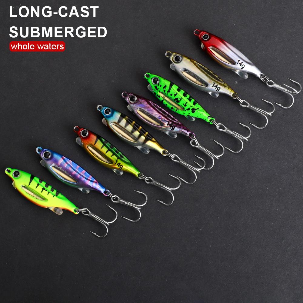 FTK 1 stücke Neue Erfindung Einsetzbarer Leuchtstab Vibrierender Angeljig 5g-20g, Eisfischköder Angelköder Leuchtender Köder Spinnfischköder