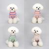 Cotton Rainbow Pet Sweater Spring and Autumn Small Dog and Cat Clothing