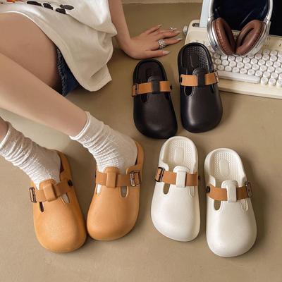 Modische Damen-Slipper zum Hineinschlüpfen mit rutschfester Sohle für Sommer und Frühling – Vielseitige Haussandalen für Paare