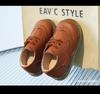 Boys' Soft Sole Leather Retro Brogue Shoes with Laces – Spring/Autumn Style