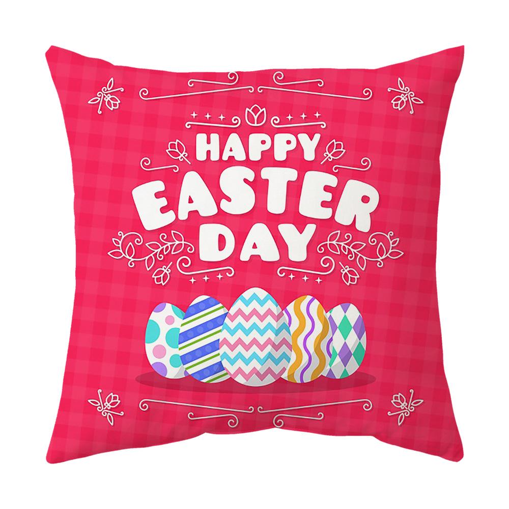 Easter Pillow Cover, Living Room Sofa Cover, Car Cushion Cover, Bay Window Cushion, Office Waist Protector