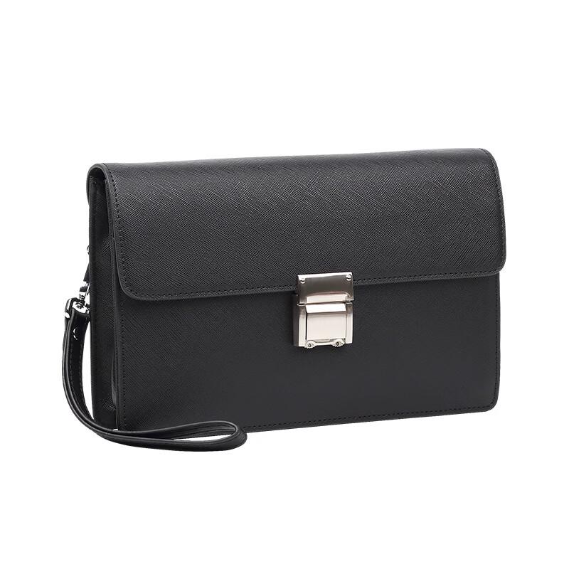 SCHWARZETIENNE Men s Leather Clutch Bag