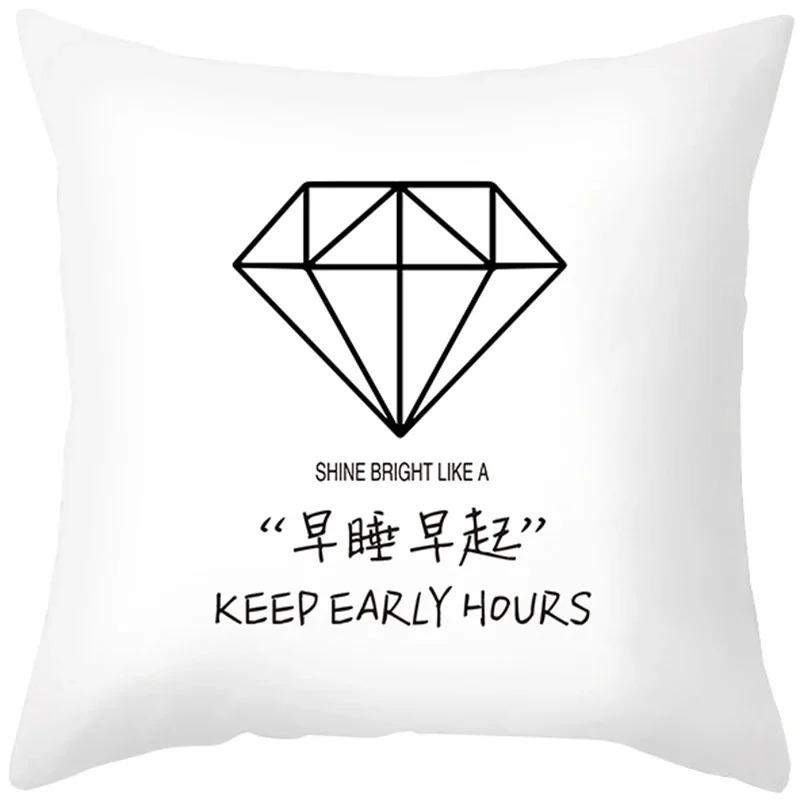 Luxury Home Decoration Pillowcase Simple Line Sketch Character Pattern Cushion Cover Living Room Sofa Cushion Cover