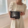 Trendy Black Large Capacity Summer Handbag Fashionable Square Bag For Women