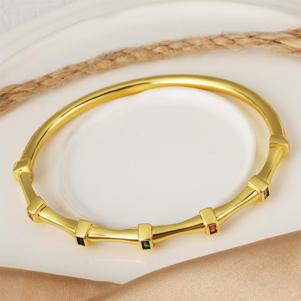 Light Luxury Bracelet, Bamboo Shape, Fashionable and Simple Women's Jewelry