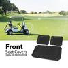 Schwarzer Fit Club Car DS 1982-2000.5 Golf Carts Vordersitzbezug Leder Tack-On Golf Cart Sitzbezug Golf Cart Sitzbezug