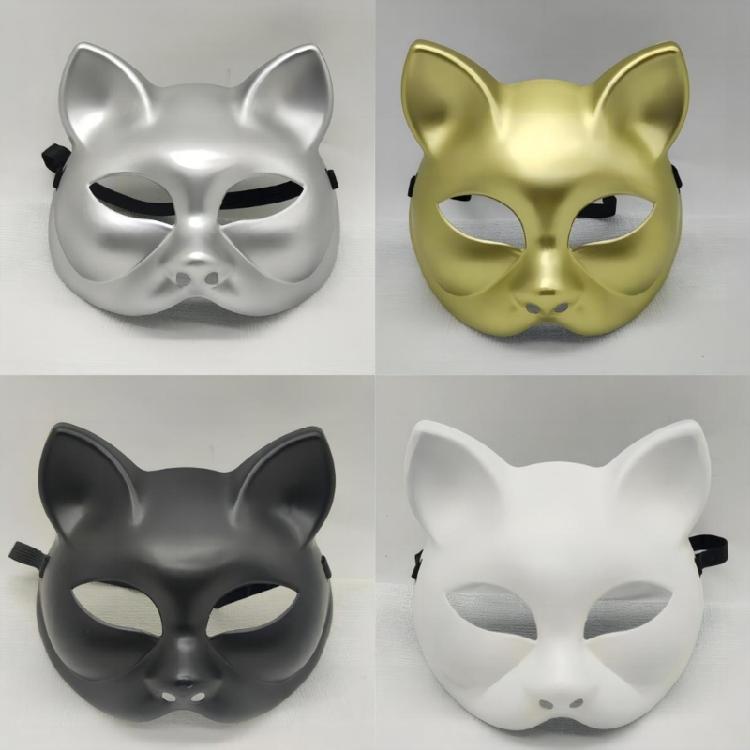 Cats Mask Half Face Mask Masquerade Mask Carnival Mask Halloween Costume Mask Dress Up Mask for Party
