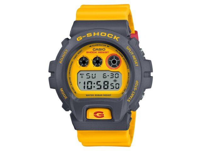 

Casio G-SHOCK DW-6900Y-9JF цифровые часы желтый x серый 90-е спортивные цвета мужские