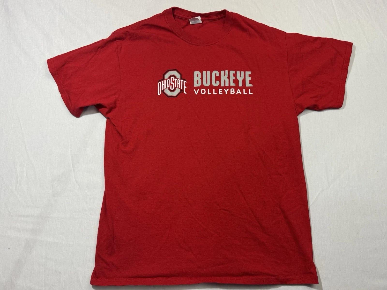 Ohio State Buckeyes Volleyball Red T Shirt Womens L 2XL