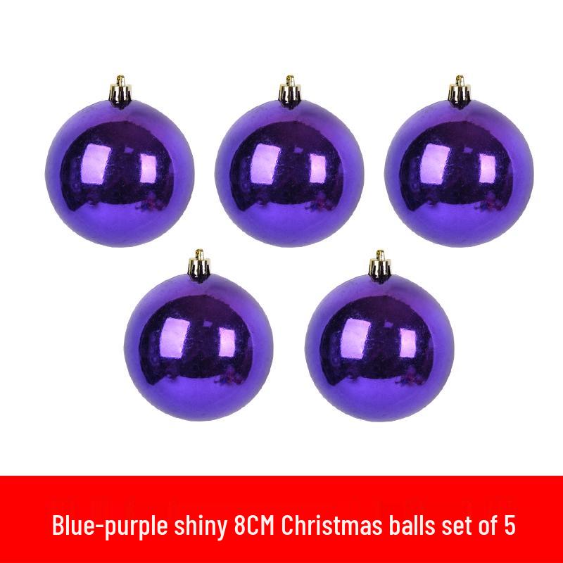 6-30cm Christmas Ornaments: Shiny, Matte & Glitter Balls In Gold, Silver, Red & Green - Plastic Tree Decorations