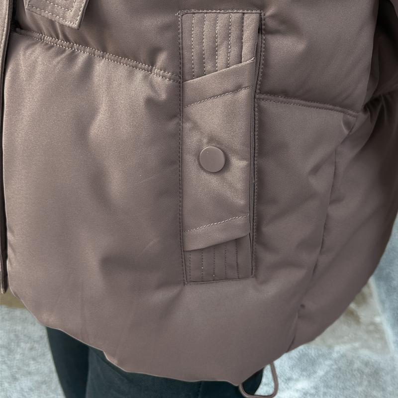Fashion Winter Jackets Woman Short Parkas Hooded Loose Thick Warm Outerwears Casual Women's Coats