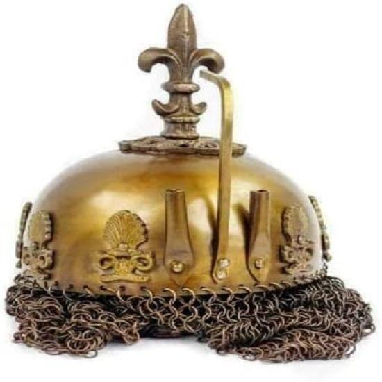 Store Medieval Ottoman Islamic Helmet with Chain Mail 18 GA Steel