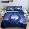 3D Printed Astronaut Duvet Cover Set Spaceman Pattern Bedding Set For Boys Girls Teens Polyester Comforter Cover King Queen Size