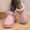 Home Cotton Slippers, Warm and Thick, Couple Style, Simple Autumn and Winter, Indoor Half Bag, and Home Decor