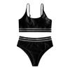 Women's Bikini Set Swimsuit Two Piece Filled Bra Swimwear Beachwear