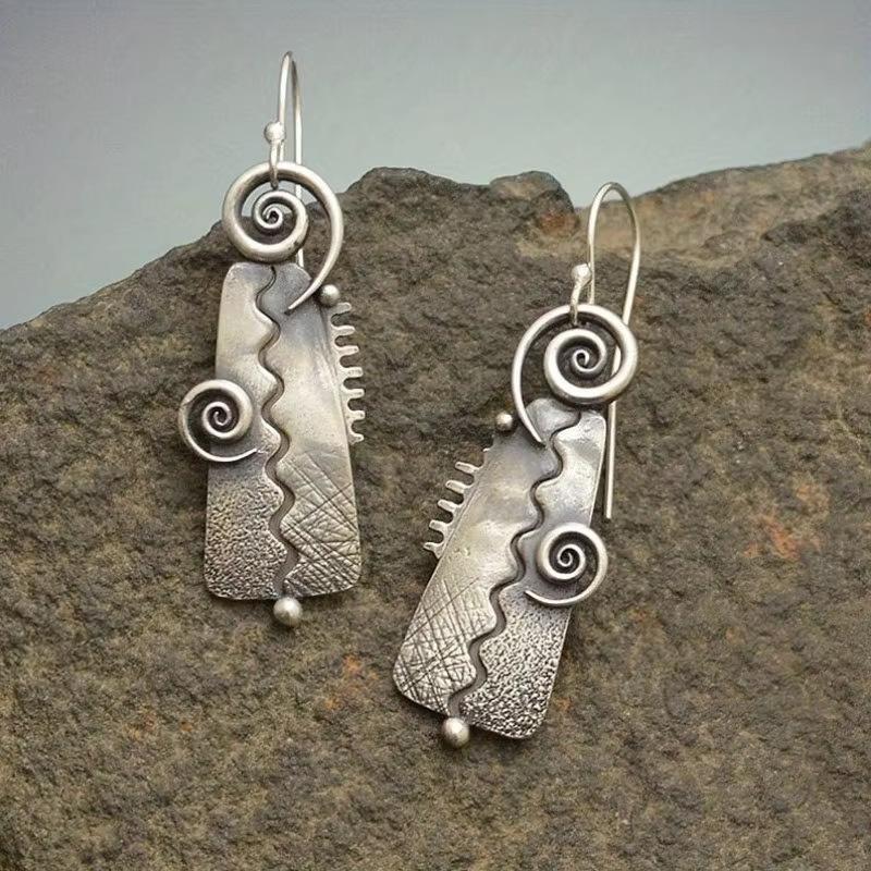 Retro bohemiske øredobber for kvinner Boho etniske dråpeøredobber Øresmykker for kvinner Smykkegaver