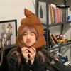 Poop Head Cover Cute Quirky Poop Hat Winter Warm Sand Sculpture Po Funny Cartoon Oddball Poop Cap Funny Hat