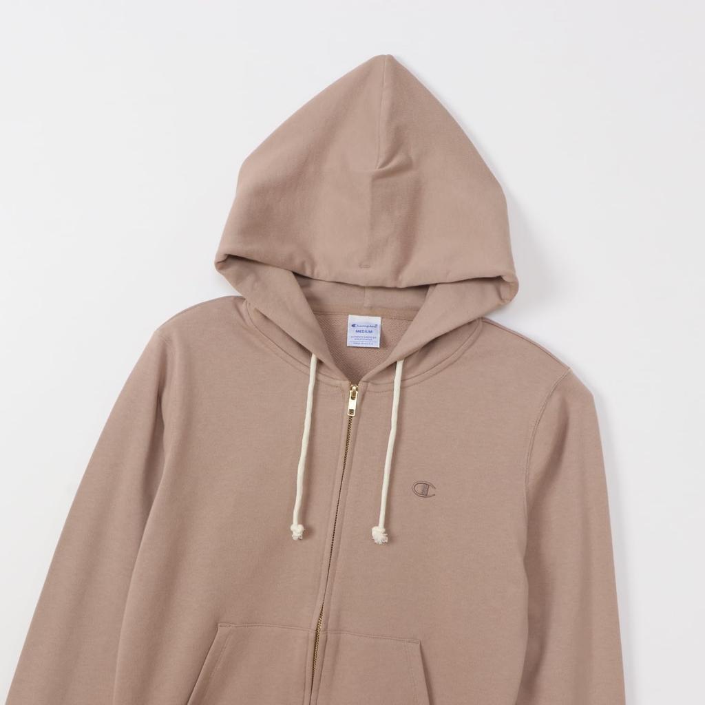 Parka Long Sleeve Fleece Embroidery One Point Logo Zip Hooded Sweatshirt Basic Toop [Champion] Women's CW-Y108-933-M CW-Y108/CW-T109